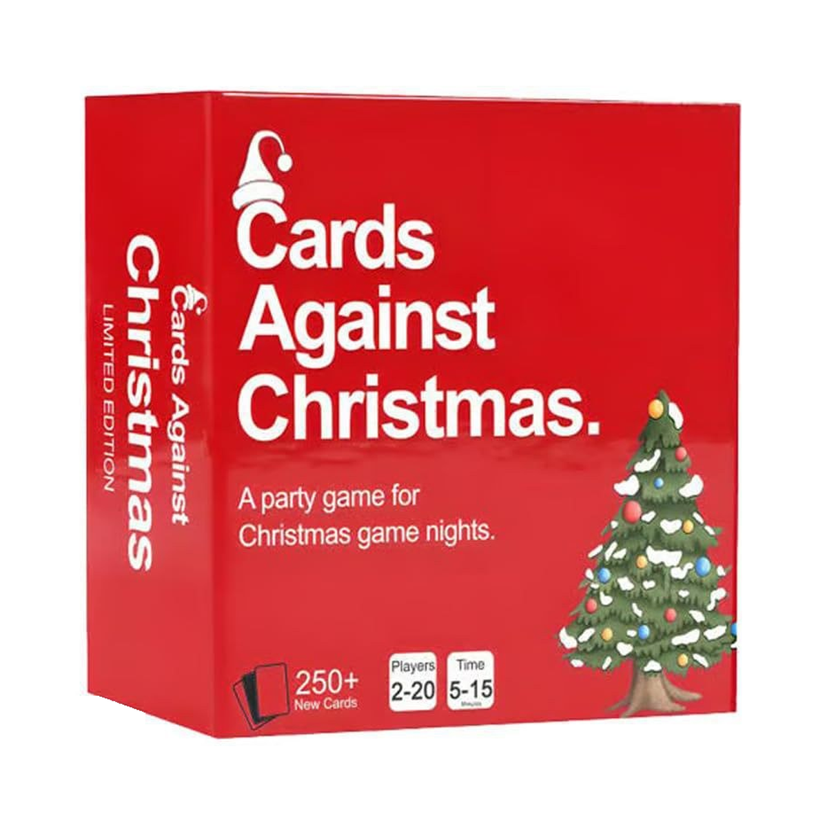 Cards Against Christmas red game box