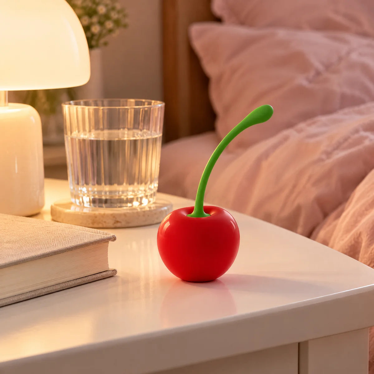 Cherie on a nightstand