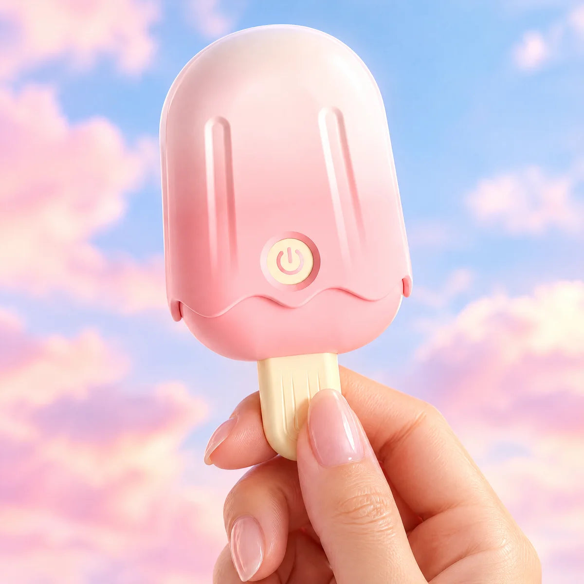 Scoop held like an ice lolly