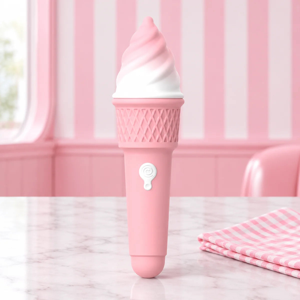 Swirl on a parlour counter