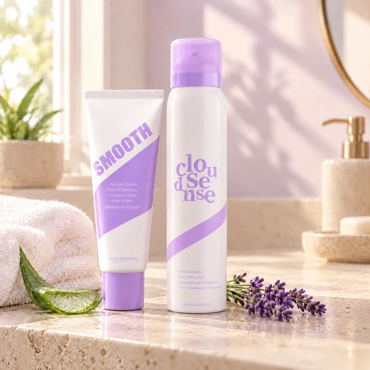 Silkform foam spray and smooth cream