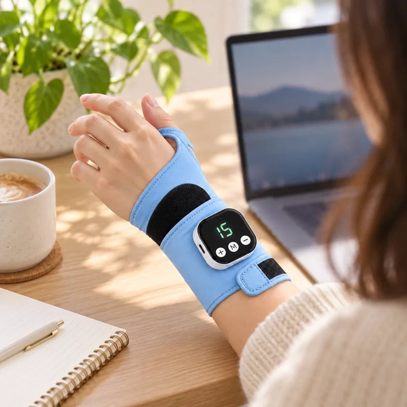 PulseWrap worn on the wrist